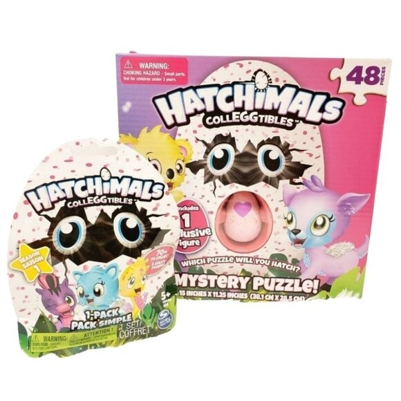 Spin Master Other - Hatchimals Season 1 Mini CollEGGtibles Single Blind Bag and Puzzle Toy